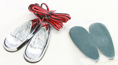 EMGO LED LIGHT- CHRM/AMB FLUSH CLR LENS- 64MMX24MM 61-97002