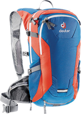 DEUTER COMPACT EXP 12 BACKPACK BAY/PAPAYA 19"X9.4"X7.1" PART# 3200215 39050