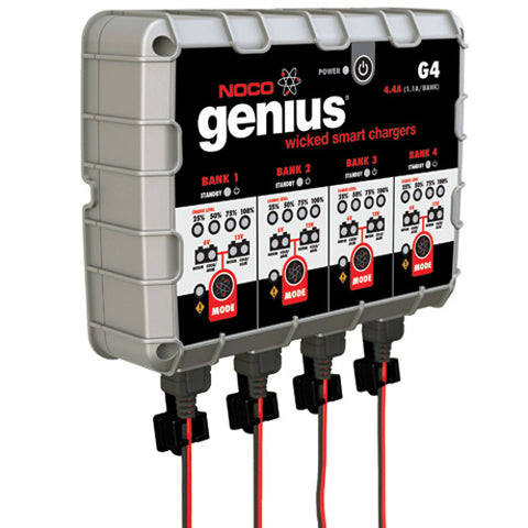 GENIUS CHARGERS G4 BATTERY CHARGER 4 BANK