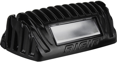 RIGID DC SCENE 1"X2" LIGHT BLACK W/AMBER LEDS 86630