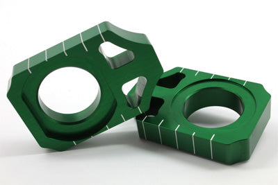 WORKS Axle Blocks (Green) PART NUMBER 17-128
