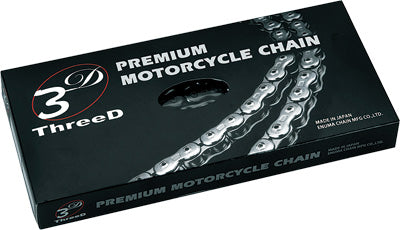 EK 1970-1971 YAMAHA RT1MX 3D GP CHAIN 520X120 (CHROME/NICKEL) 520GP/3D/C-120