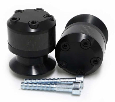 SHOGUN SWINGARM SPOOLS CARBON PART NUMBER 710-0609