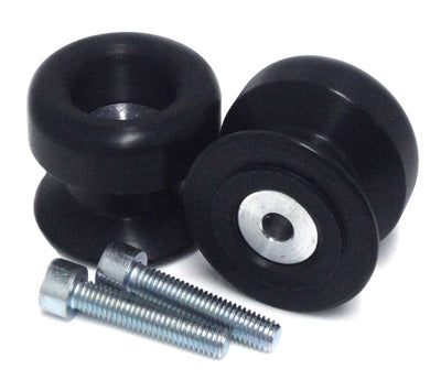 SHOGUN 2015-2016 Yamaha YZF-R1 SWINGARM SPOOLS BLACK 701-0639