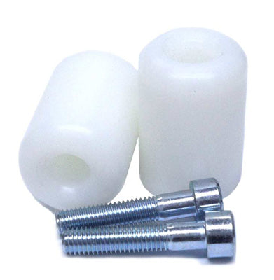SHOGUN 2015-2016 Yamaha YZF-R3 BAR END SLIDERS WHITE 725-1650