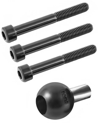 RAM MOTORCYCLE BASE W HOLE M8 SCREW RAM-B-367U