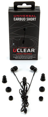 UCLEAR UNIVERSAL EARBUDS SHORT PART# UEA-S 11012 NEW