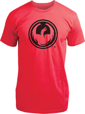 DRAGON ICON TEE RED SMALL PART# 723-2566-02S