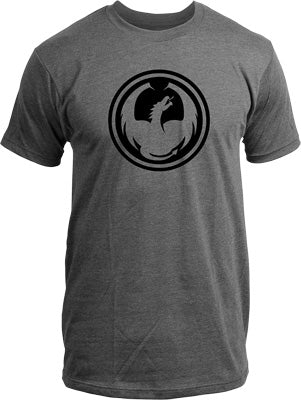 DRAGON ICON SPECIAL TEE CHARCOAL HEATHER LARGE PART# 723-2567-04L