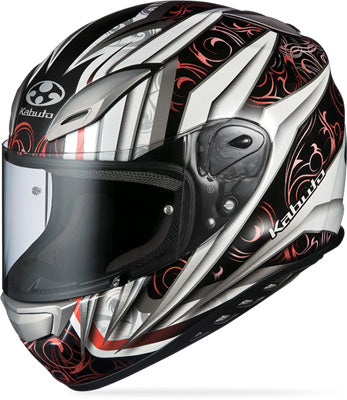 KABUTO AEROBLADE III ROVENTE HELMET WHITE/RED 2X-LARGE PART# 7686513