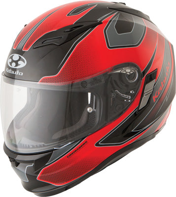 KABUTO KAMUI STINGER HELMET BLACK/RED X-LARGE PART# 7890423