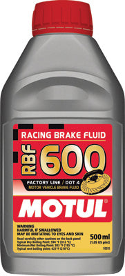 MOTUL RBF 600 RACING BRAKE FLUID 500ML PART# 8069HC / 100949