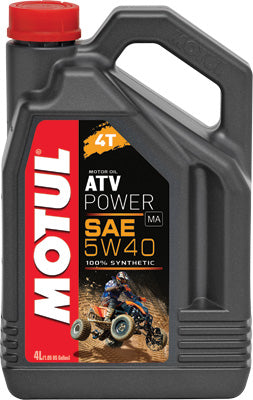 Motul ATV POWER 4T 100% SYNT 5W40 1L # 105897 NEW