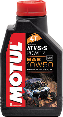 MOTUL ATV/SXS POWER 4T 10W50 1LT PART# 105900