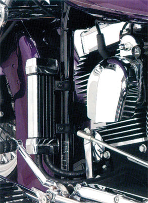 JAGG 1988-2003 Harley-Davidson XLH1200 Sportster 1200 OIL COOLER SYSTEM CHROME 7
