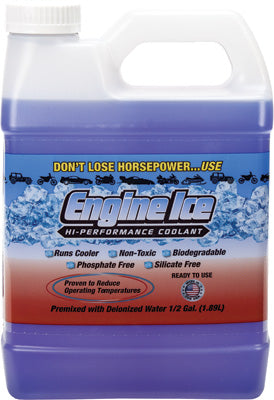 CYCLELOGIC ENGINE ICE HI-PERFORMANCE COOLANT 0.5 GAL PART# 1/2 GAL