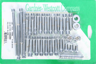 GARDNERWESTCOTT BIG TWIN CAM AND PRIMARY COVER SET (POLISHED) PART# P-10-15-01 N