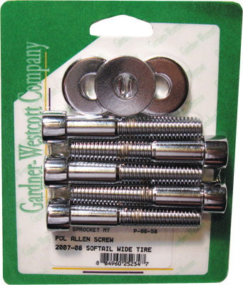 GARDNERWESTCOTT PULLEY BOLTS POLISHED WIN `07-UP P-96-58