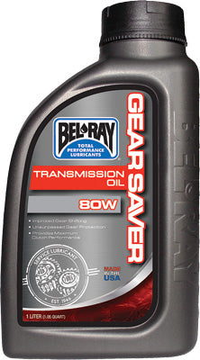 BEL-RAY GEAR SAVER TRANSMISSION OIL 80 W LITER PART# 99250-B1LW