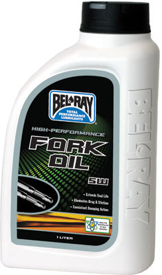 BEL-RAY HIGH-PERFORMANCE FORK OIL 5W L ITER PART# 99300-B1LW
