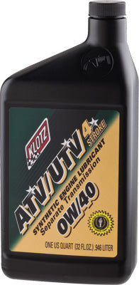 KLOTZ ATV/UTV SYNTHETIC ENGINE LUBRICANT 0W-40 32OZ PART# ATVUTV-040