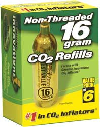 INNOVATIONS NON-THREADED STYLE CARTRIDGES 16G 6/PK PART# G2173