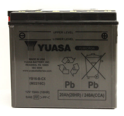YUASA YUAM2216C YB16-B-CX YUMICRON CX-12VOLT BATTERY