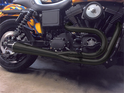 SAWICKI 2012-2016 Harley-Davidson FLD Dyna Switchback 2IN1 DYNA PIPE BLACK 930-0