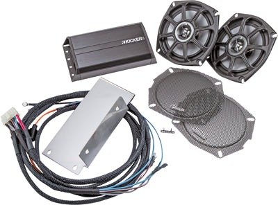 KICKER 2010-2015 Victory Cross Country KICKER FRONT SPEAKER/AMP AUDIO KIT '10-15