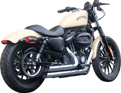 FIREBRAND 2005-2015 Harley-Davidson XL883L Super Low UPSTARTS 2-IN-2 EXHAUST CHR
