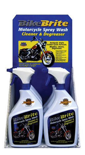 BIKE BRITE BIKE BRITE MOTORCYCLE SPRAY WASH POP DISPLAY MC44D