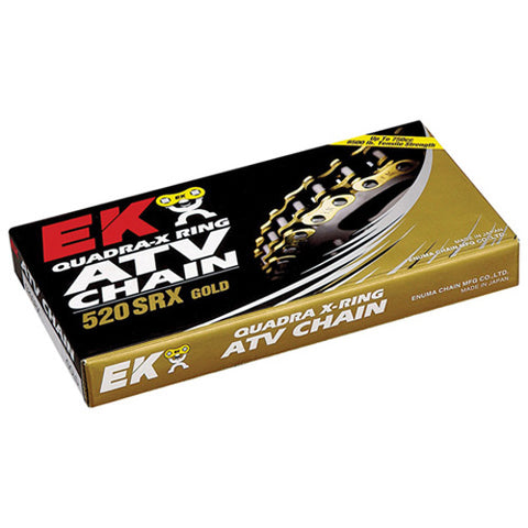 KAYO 701-520SRX-100G X RING CHAIN 520 100 GOLD
