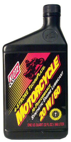 KLOTZ KL-850 (10) 20 50 MOTORCYCLE OIL QT