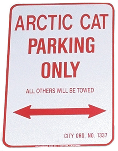 VOSS SIGNS 1218ACP PARKING ONLY ALUMINUM SIGN 12" X 18"