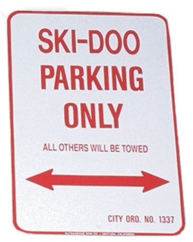 VOSS SIGNS 1218SDP PARKING ONLY ALUMINUM SIGN 12" X 18"