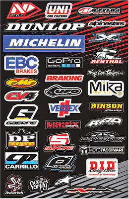 N-STYLE LARGE LOGO STICKER KIT V.5 PART# N30-1041 NEW