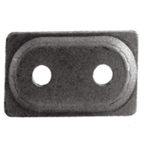 WOODYS ADD2-3810-B DOUBLE DIGGER ALUMINUM SUPPORTPLATE 5 16" BLACK 48 PCS