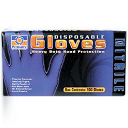 PERMATEX 9185 DISPOSABLE NITRILE GLOVES LARGE