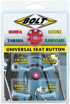 BOLT ANODIZED SEAT BUTTON PART# BMH-SB NEW