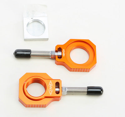 Bolt Hardware HON CR/CRF CHAIN ADJUSTER BLOCKS-RED # CHAD-CR.RD NEW
