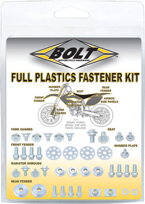 Bolt Hardware HO FAST.KIT 06-09 CRF 250R # HON-0609020 NEW