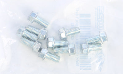 BOLT 8MM HEX HEAD FLANGE BOLTS 6X1. 0X40MM 10/PK PART# M640-STL