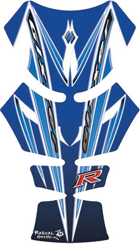 RASCAL GRAFIK TANK PAD SUZ GSX-R600/750 '06-07 BLU/BLK1 RA36188