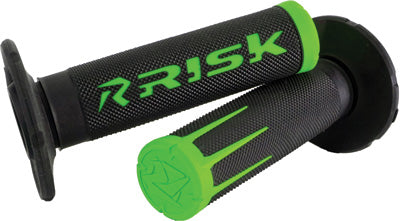 RISK RACING FUSION 2.0 MOTORCYCLE GRIPS GR EEN 286