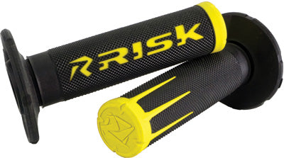 RISK RACING FUSION 2.0 MOTORCYCLE GRIPS YE LLOW 288