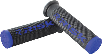 RISK RACING FUSION 2.0 ATV GRIPS BLUE 290