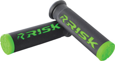 RISK RACING FUSION 2.0 ATV GRIPS GREEN 291