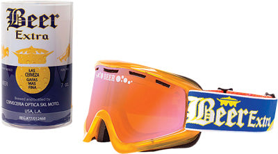 BEER OPTICS COLD CERVEZA GOGGLE BLUE MIRROR PART# 067-06-812