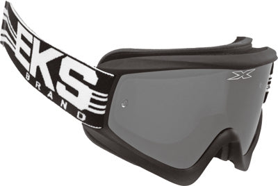 EKS BRAND FLAT OUT MIRROR GOGGLE BLACK/SILVER W/SILVER MIRROR 067-10365