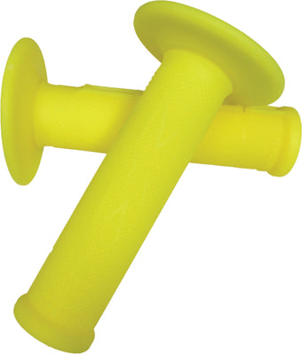 EKS BRAND SOFTIDIUM HALF WAFFLE GRIP FLUORESCENT YELLOW 067-20130